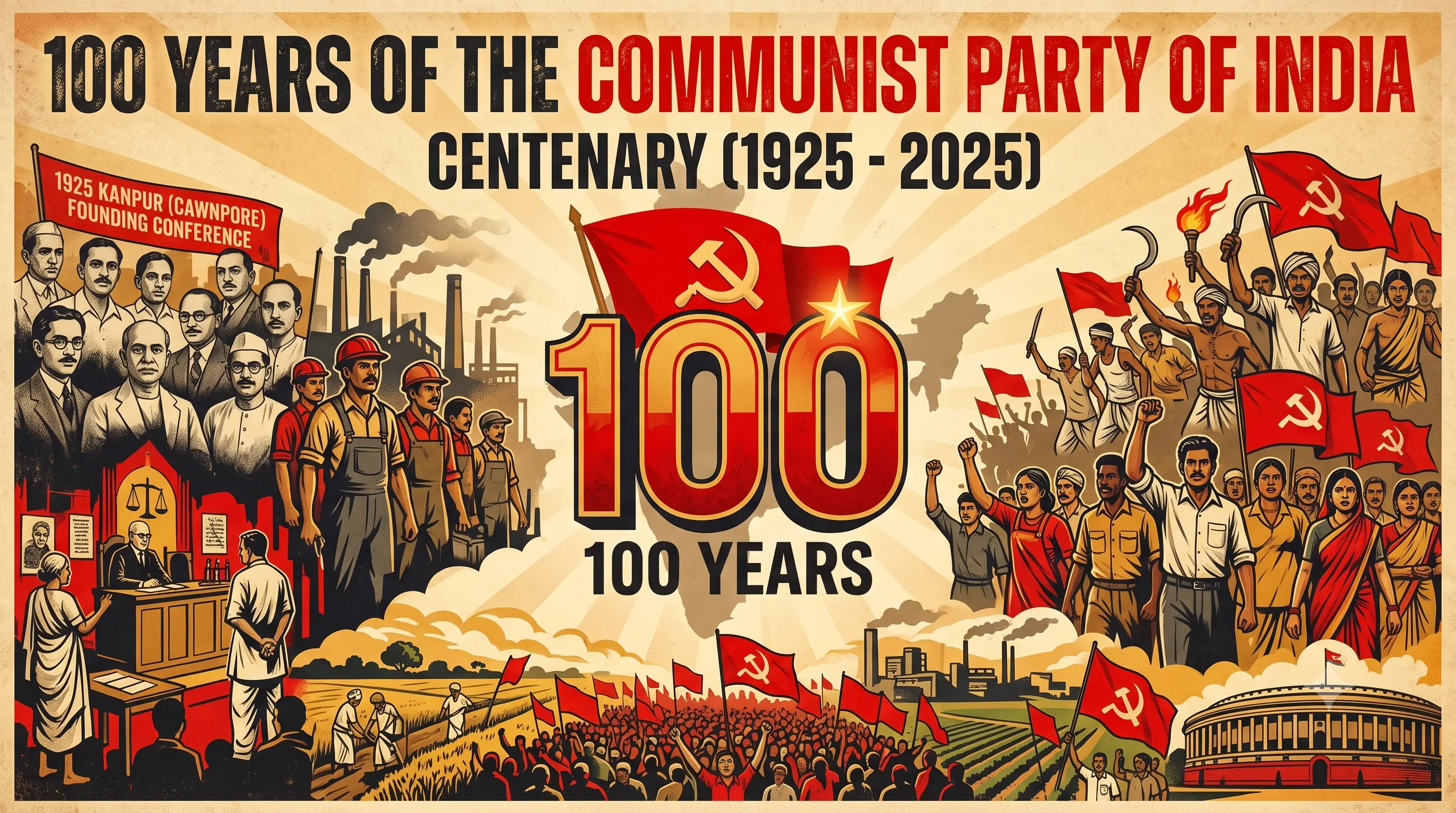 100 Years of CPI: Tracing the Century-Long Journey of the Communist Movement in India