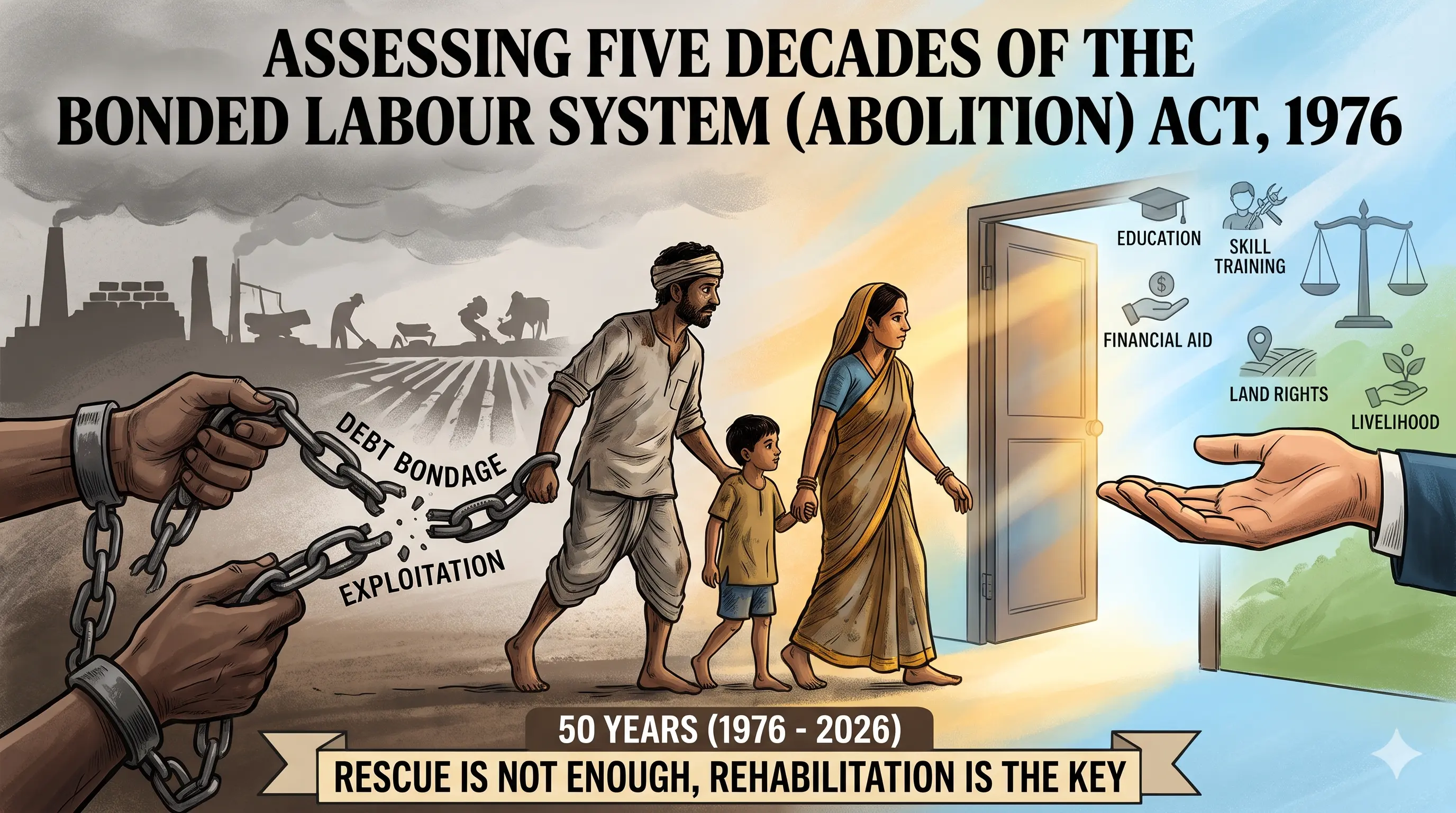 Assessing five decades of the bonded labour system (Abolition) Act, 1976