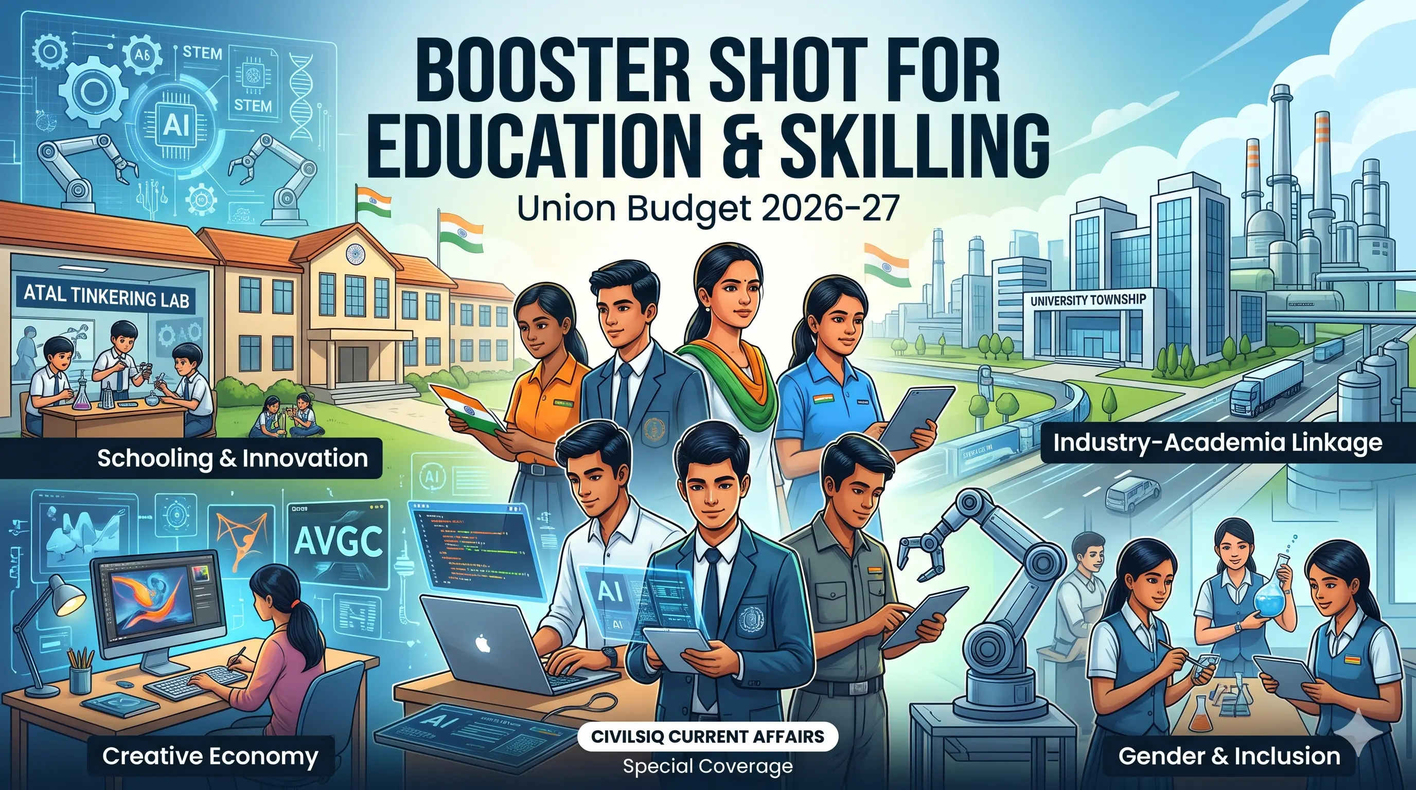 Booster Shot for Education and Skilling: Union Budget 2026–27