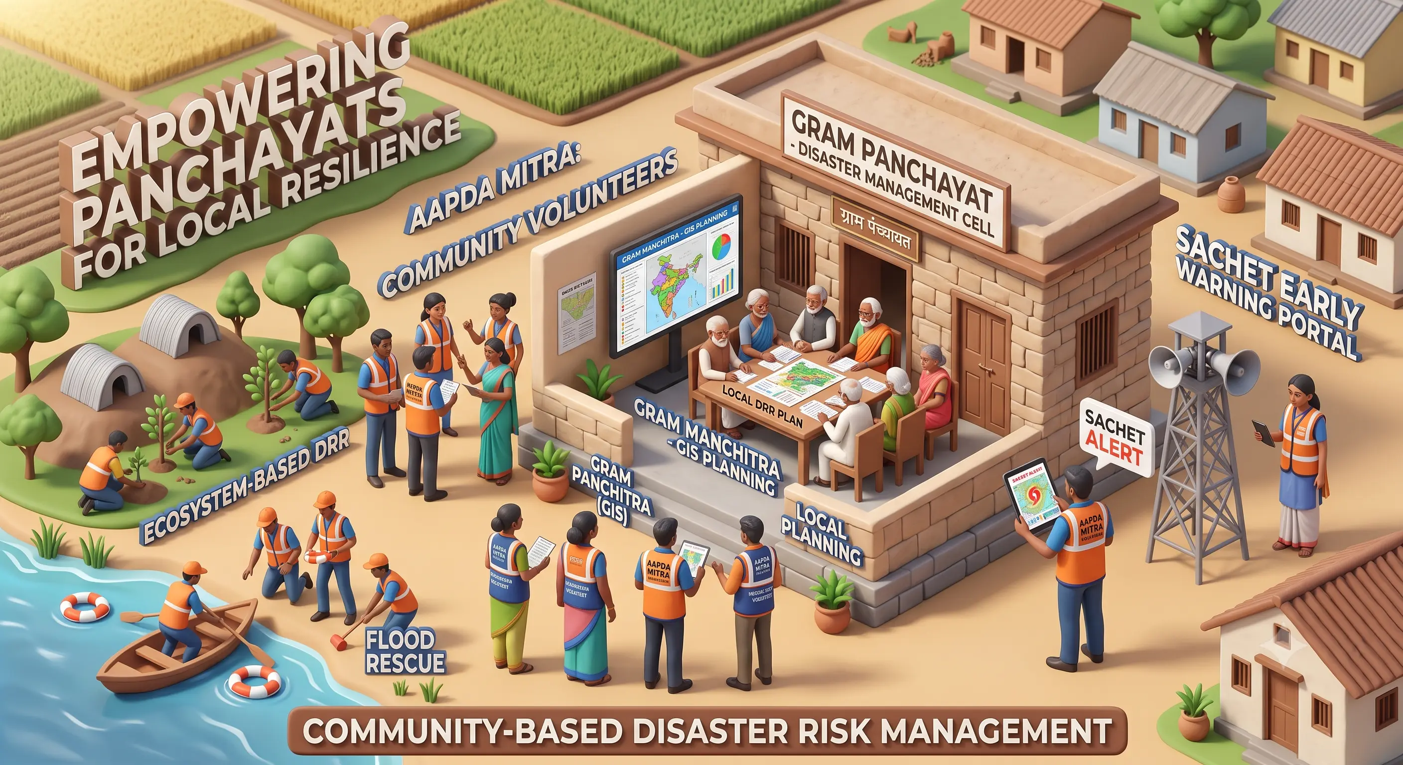 Community-Based Disaster Risk Management: Empowering Panchayats for Local Resilience