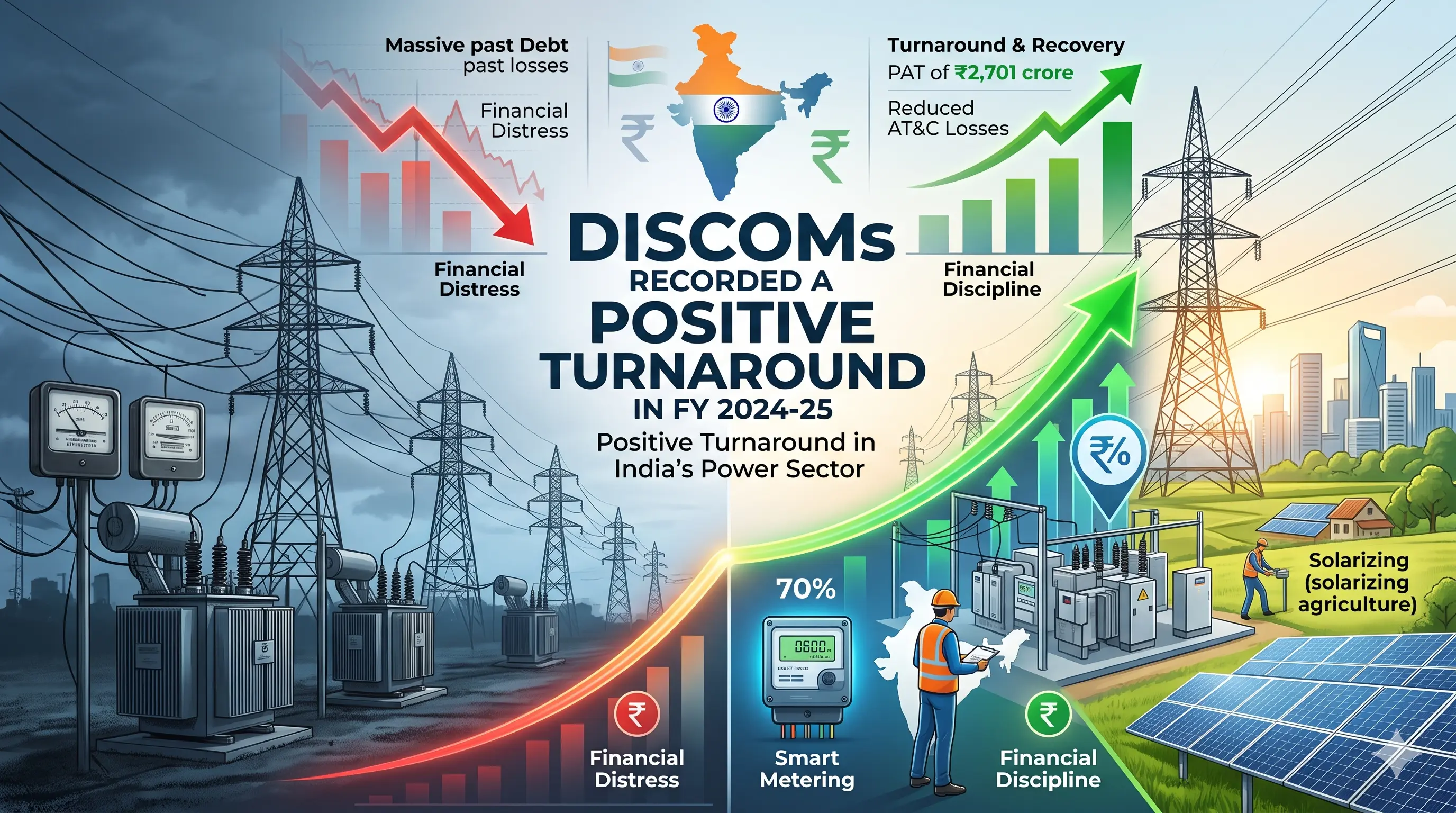 DISCOMs Recorded a Positive Turnaround in FY 2024-25