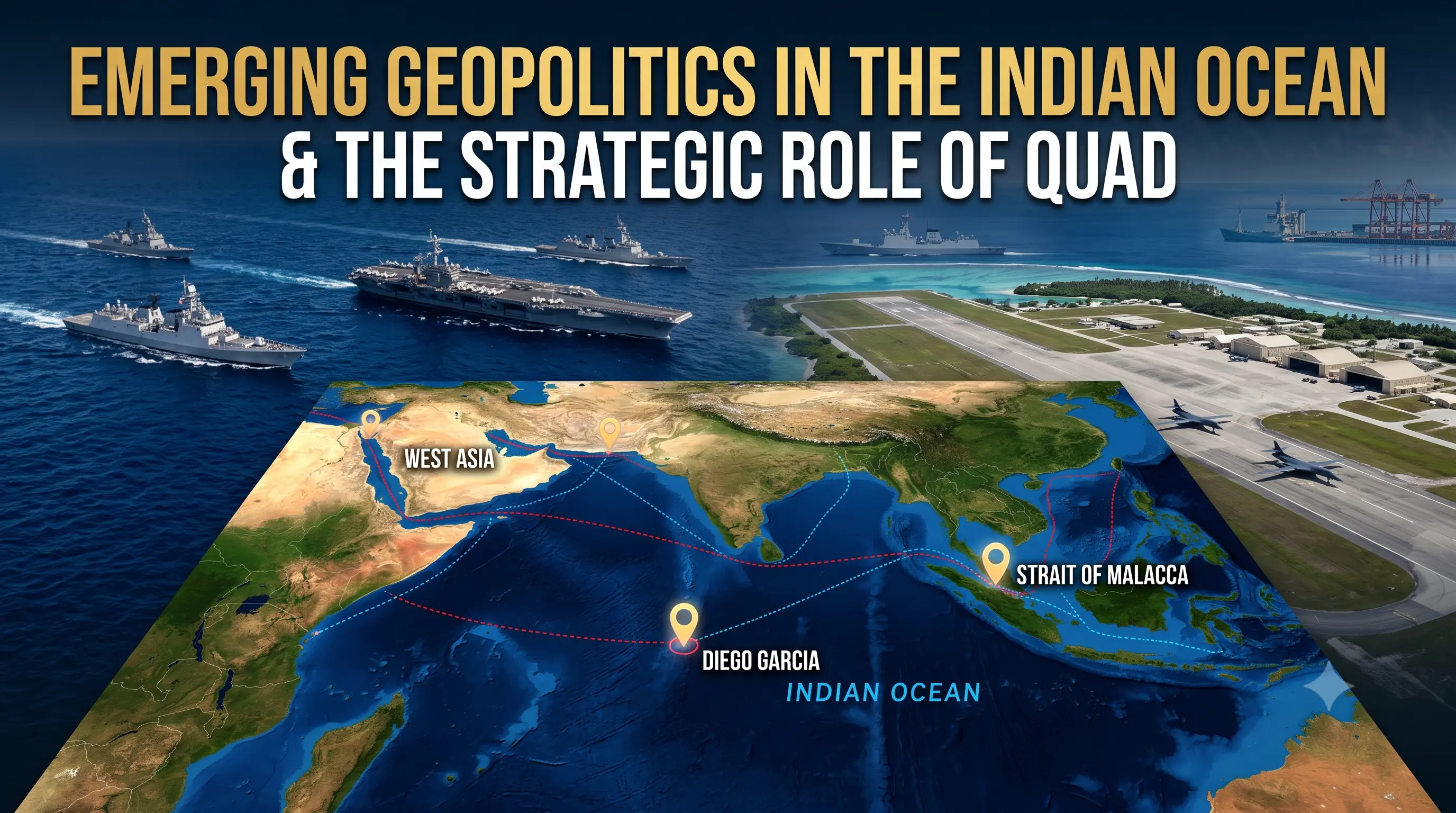 Emerging Geopolitics in the Indian Ocean & The Strategic Role of Quad