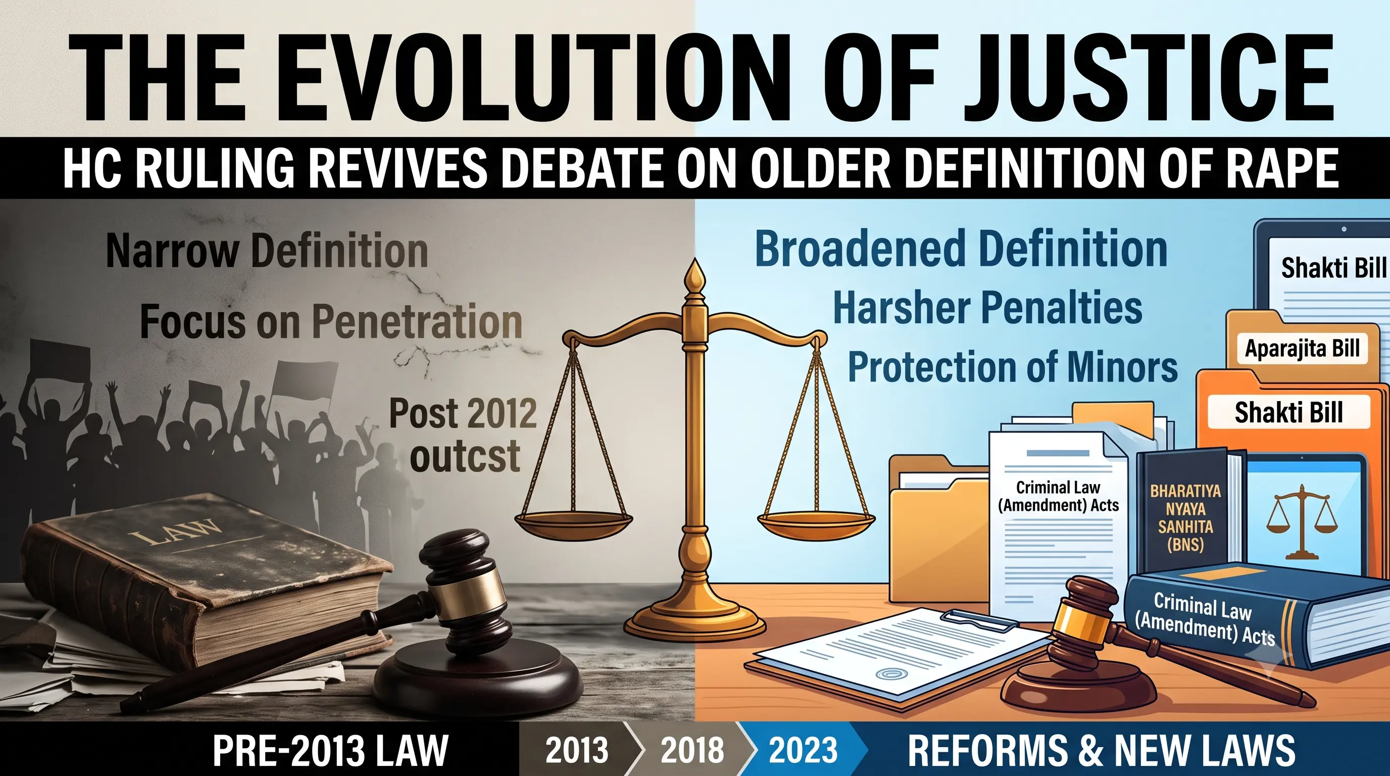 HC Ruling Revives Debate on Older Definition of Rape