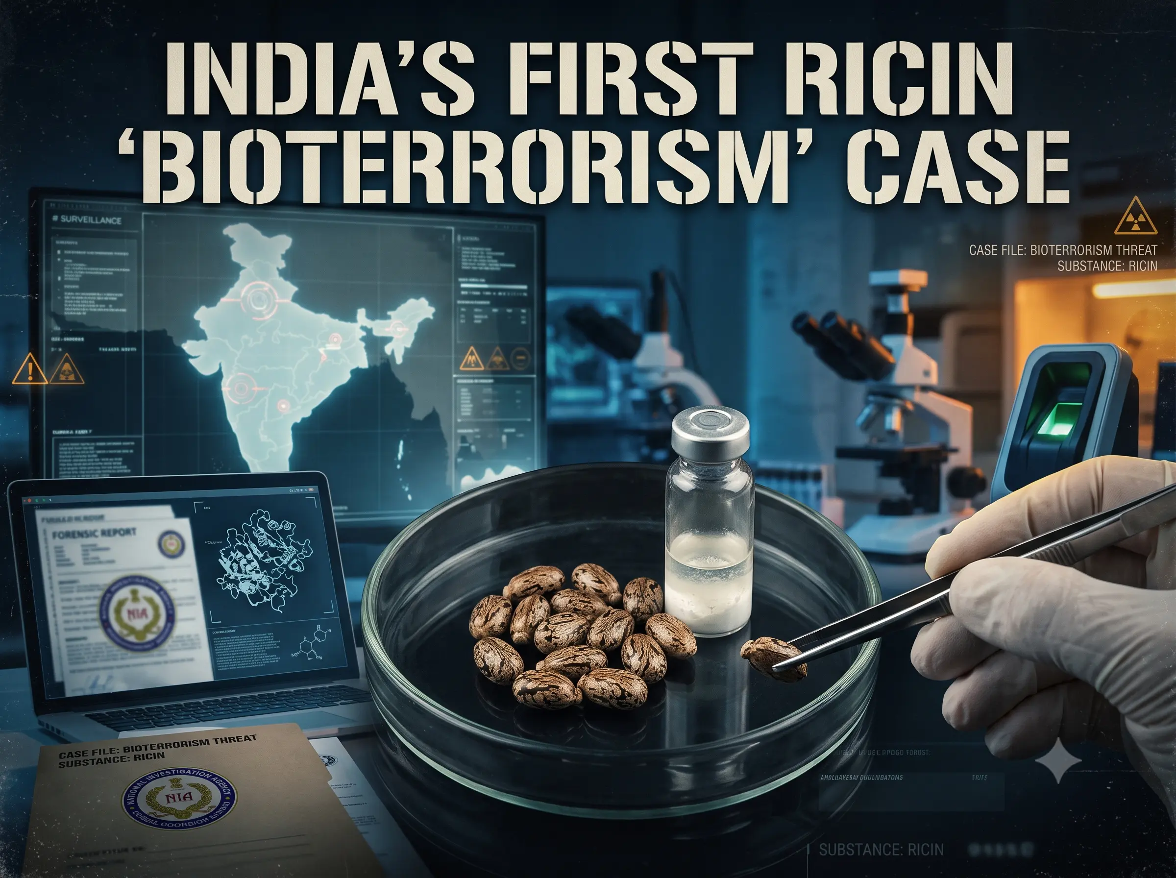 India’s First Ricin “Bioterrorism” Case