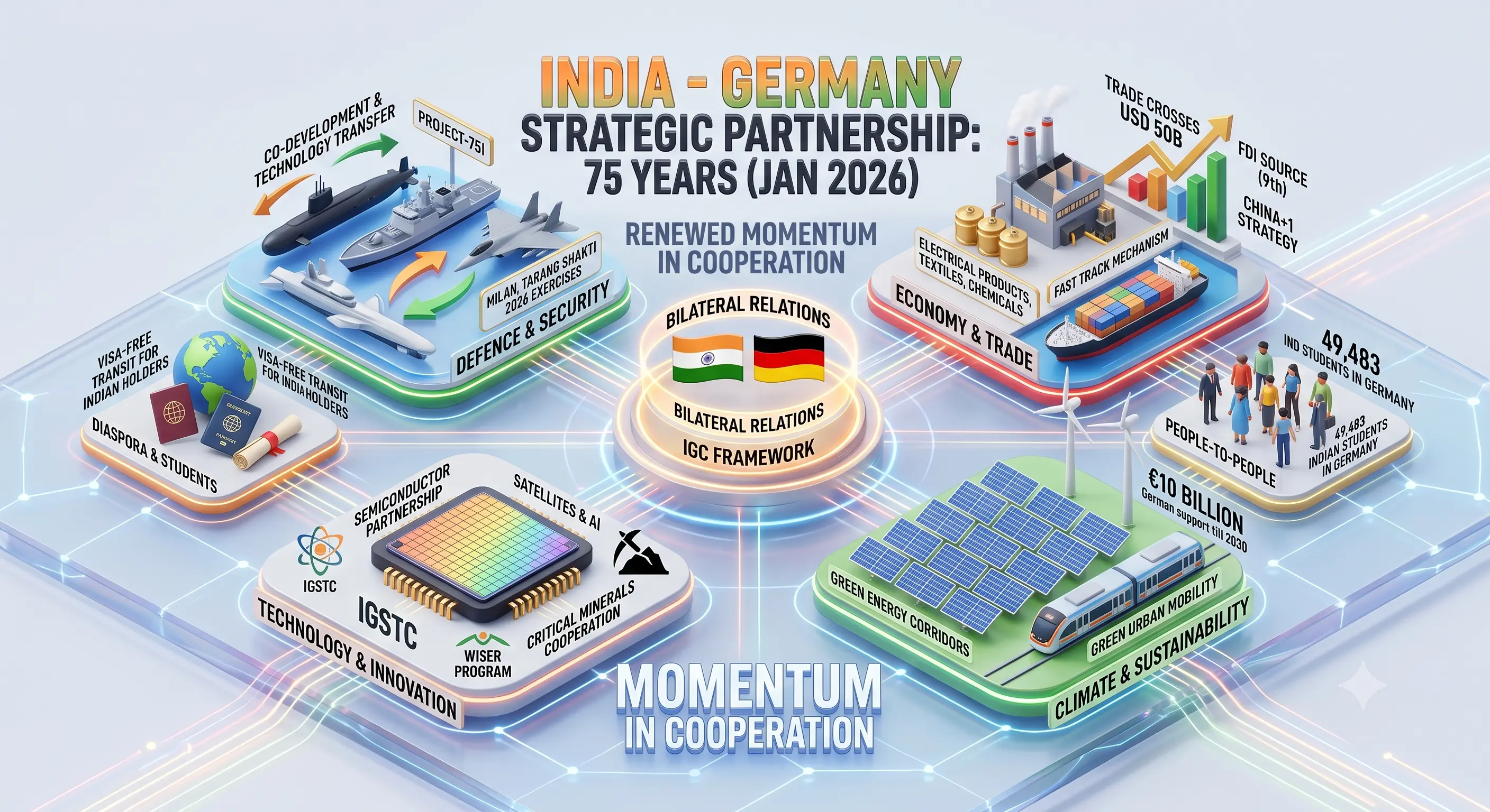 India-Germany Relationship: Renewed Momentum During 75 Years of Diplomatic Ties