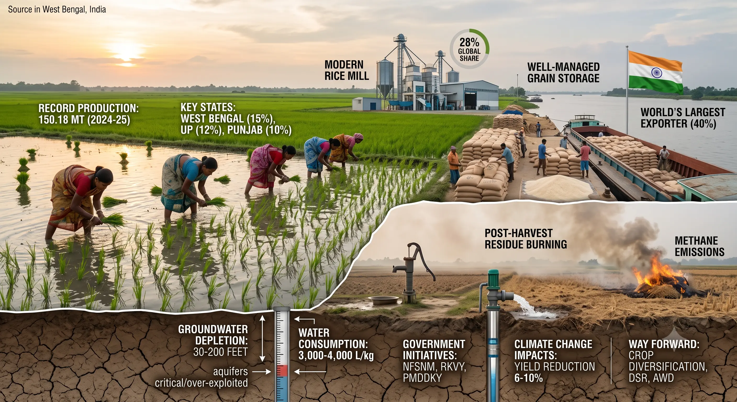 India Becomes the World’s Largest Rice Producer