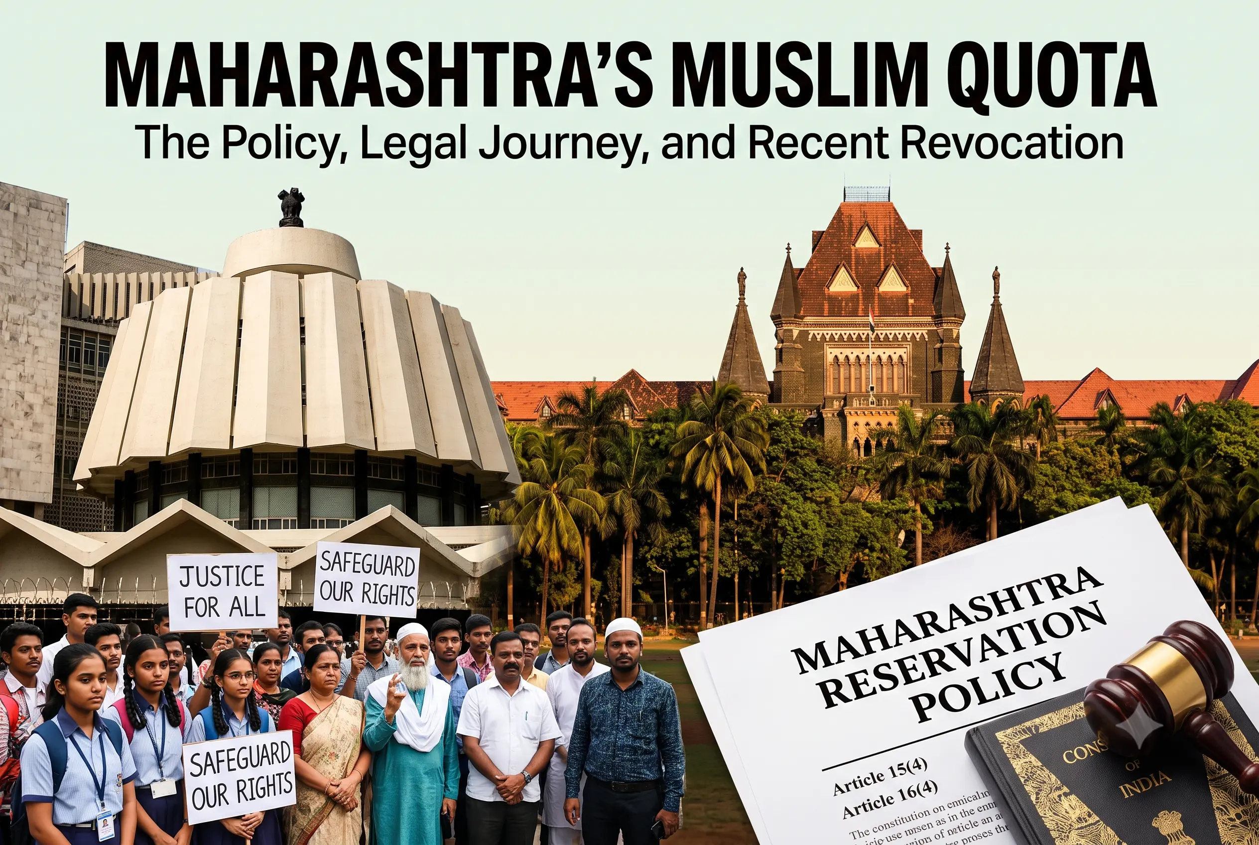 Maharashtra’s Muslim Quota: Policy, Constitutionality, and Recent Revocation