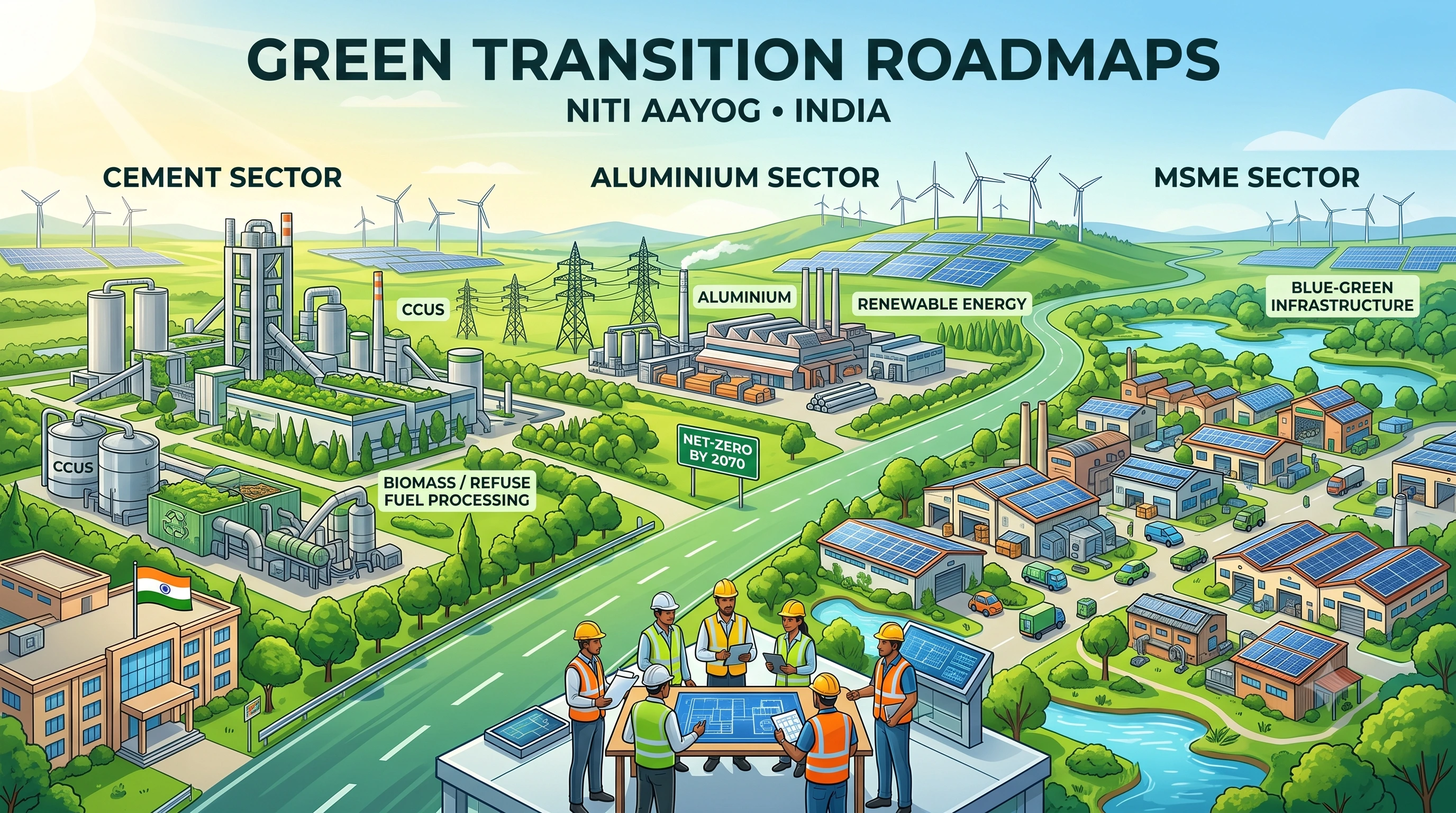 NITI Aayog Sector-wise Green Transition Roadmaps