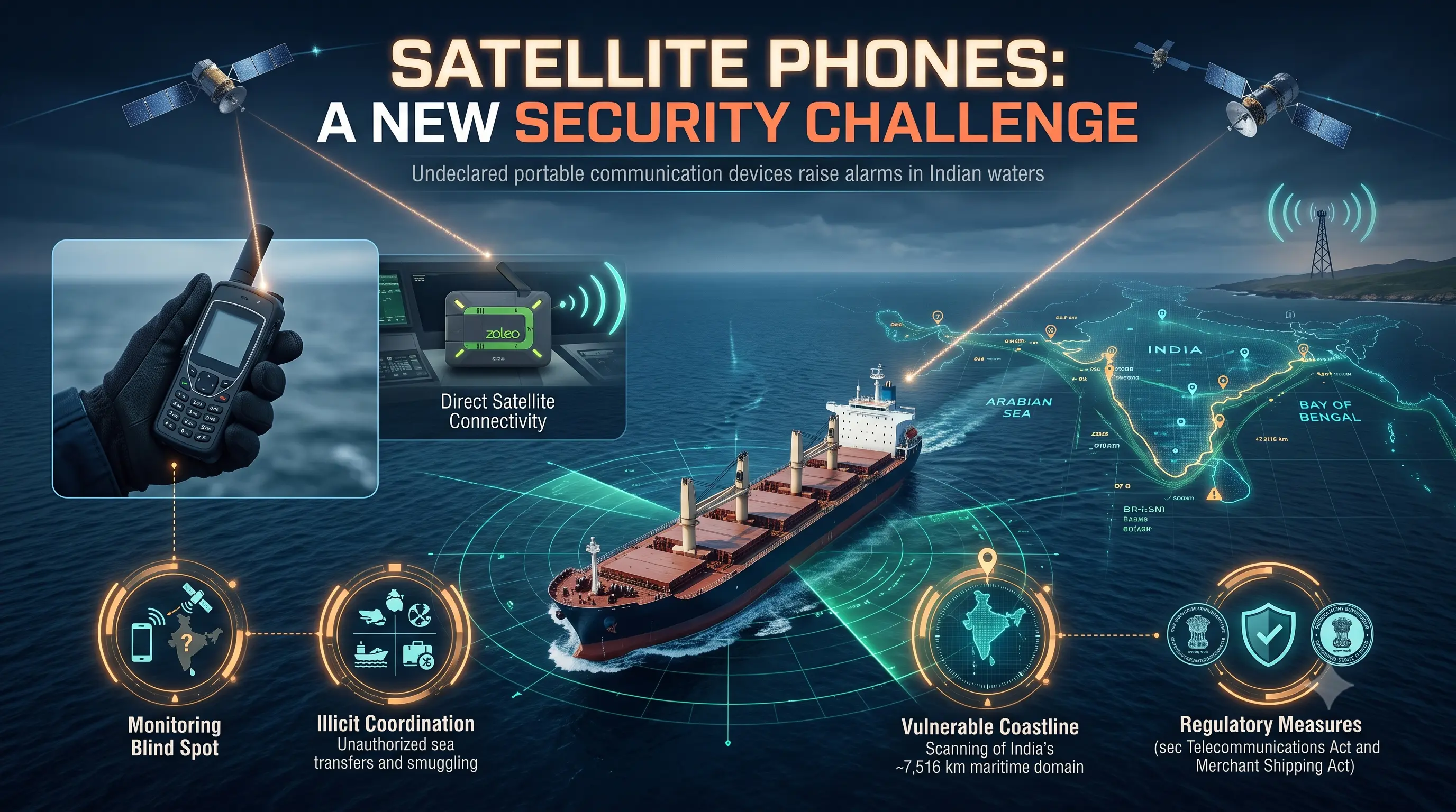 Satellite Phones: A New Security Challenge in Indian Waters