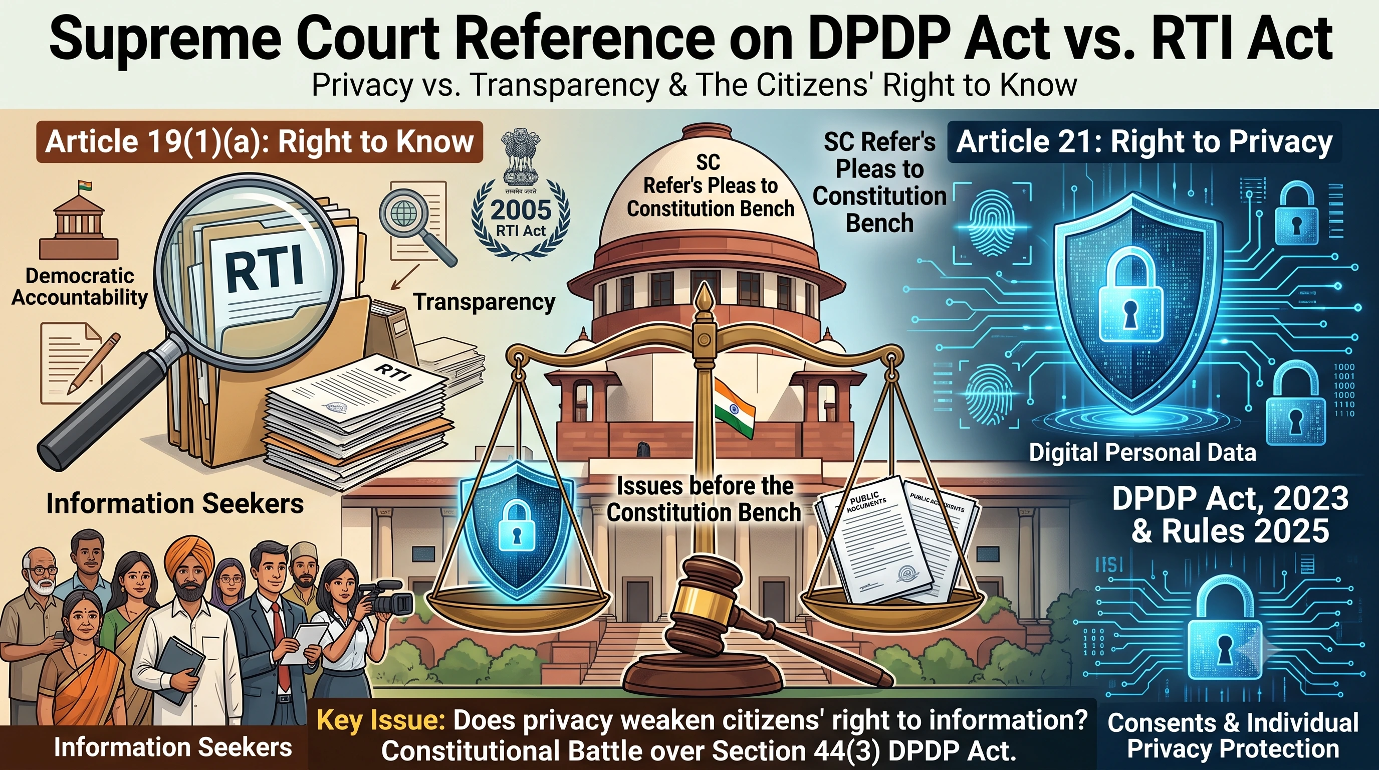 Supreme Court Reference on DPDP Act and the Right to Information