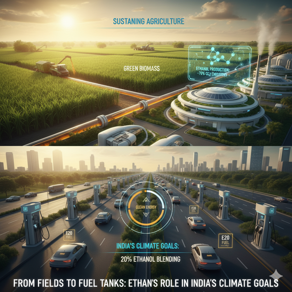 From Fields to Fuel Tanks: Ethanol’s Role in India’s Climate Goals