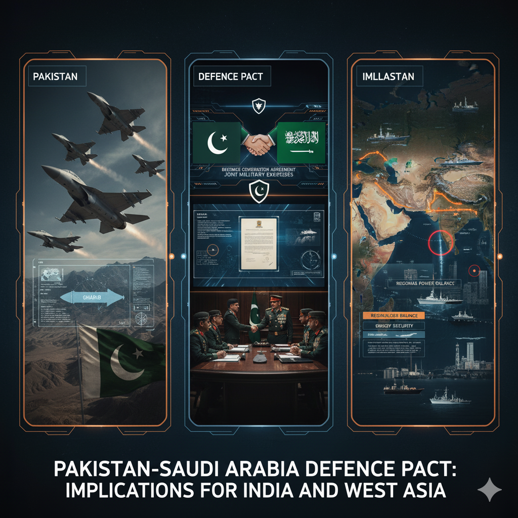 Pakistan–Saudi Arabia Defence Pact: Implications for India and West Asia