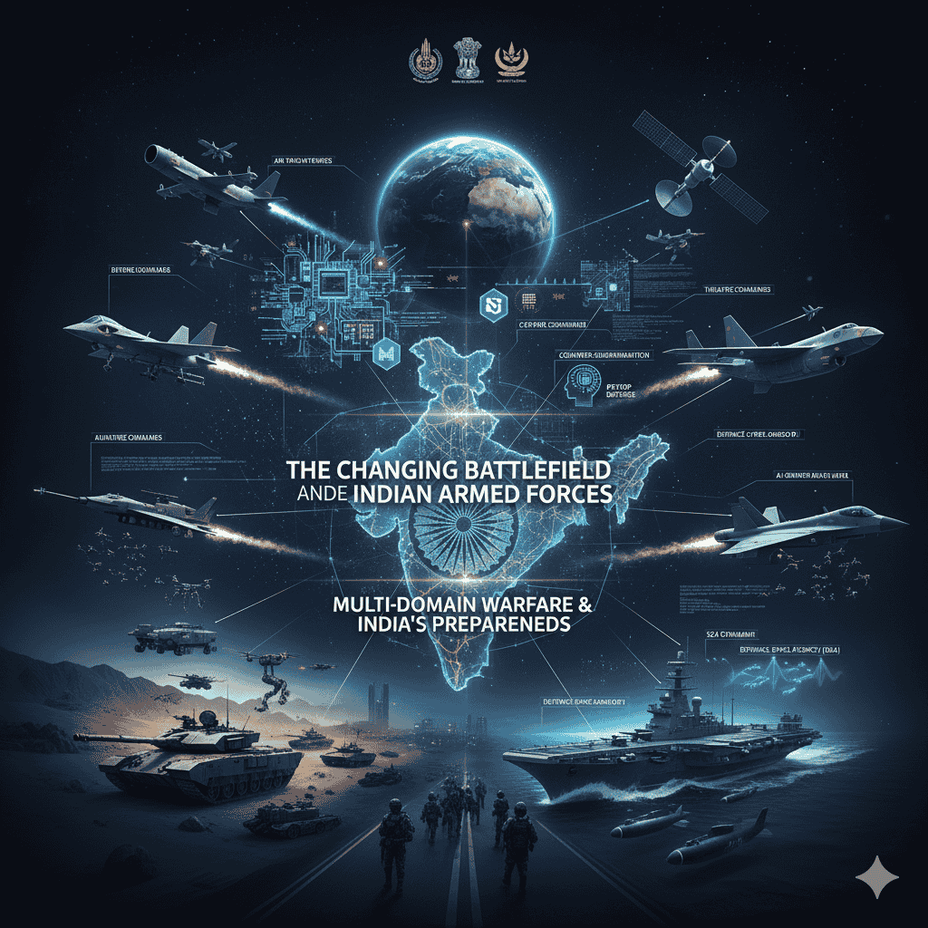 The Changing Battlefield and the Indian Armed Forces: Multi-Domain Warfare and India’s Preparedness