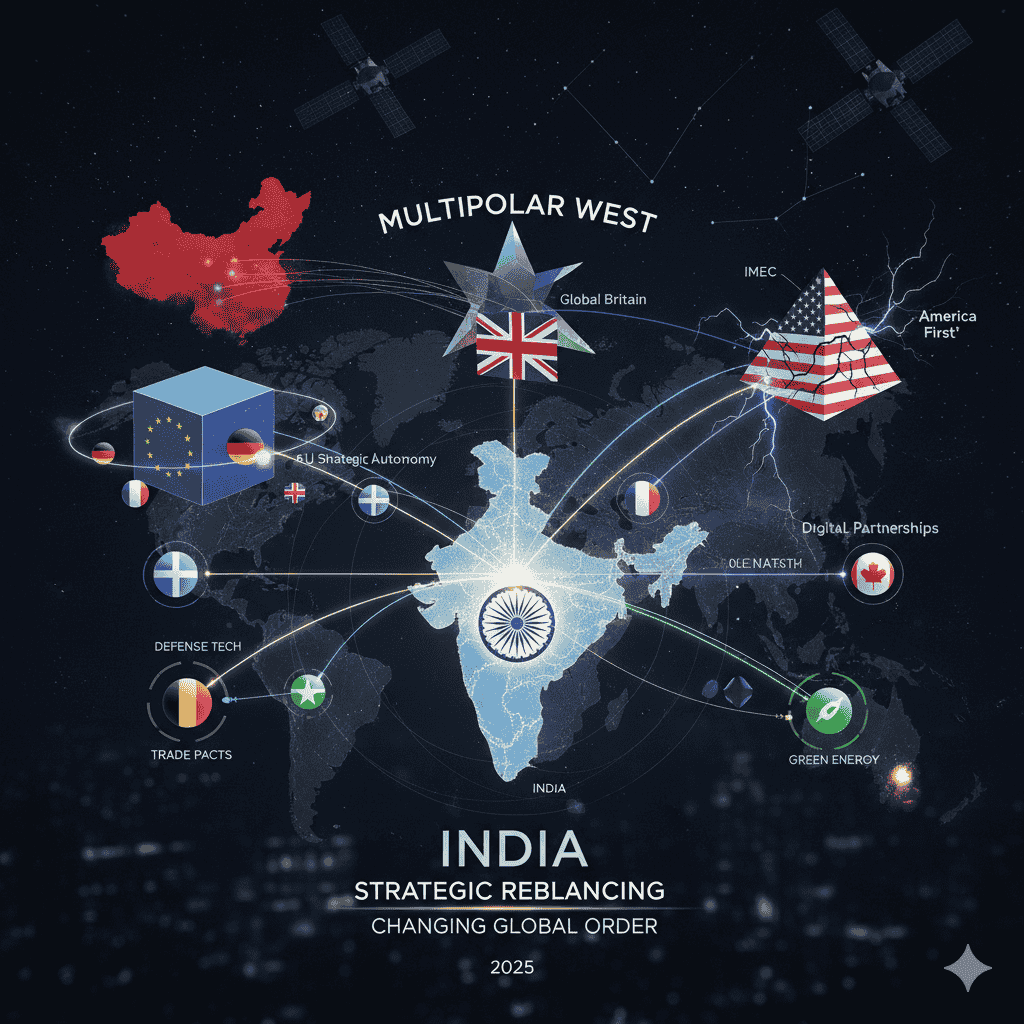 India & the Multipolar West: Strategic Rebalancing in a Changing Global Order