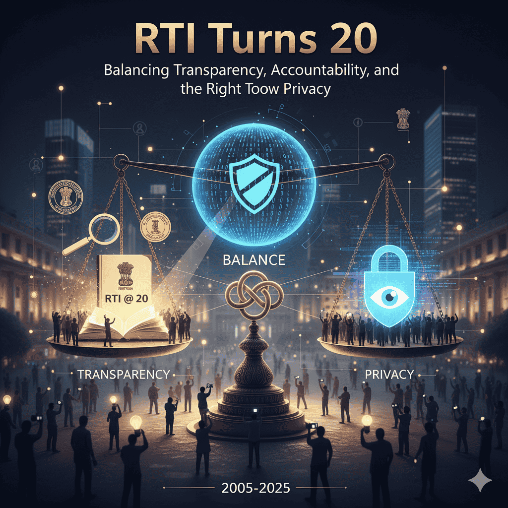 RTI Turns 20: Balancing Transparency, Accountability, and the Right to Privacy