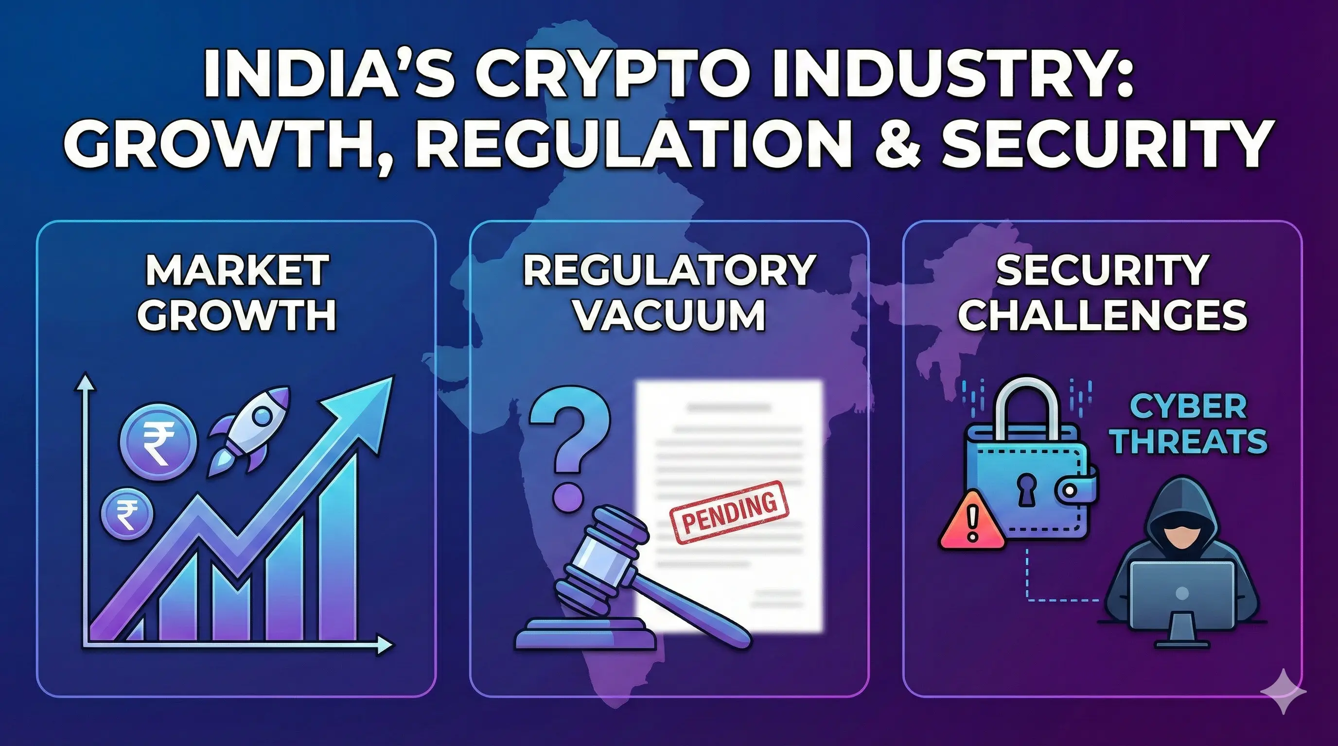 India’s Crypto Industry: Market Growth, Regulatory Vacuum, and Security Challenges
