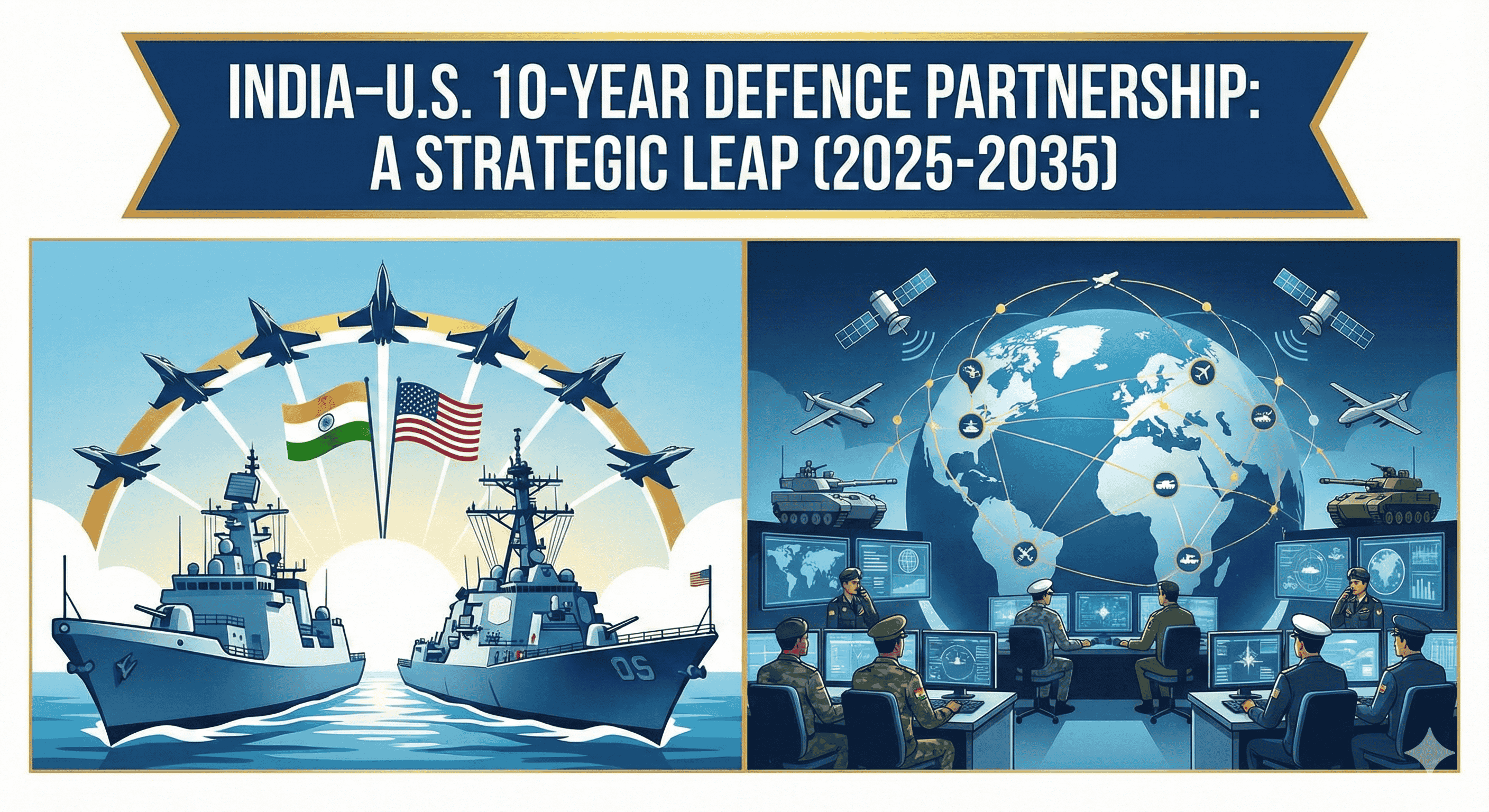 India–U.S. 10-Year Defence Partnership: A Strategic Leap (2025-2035)