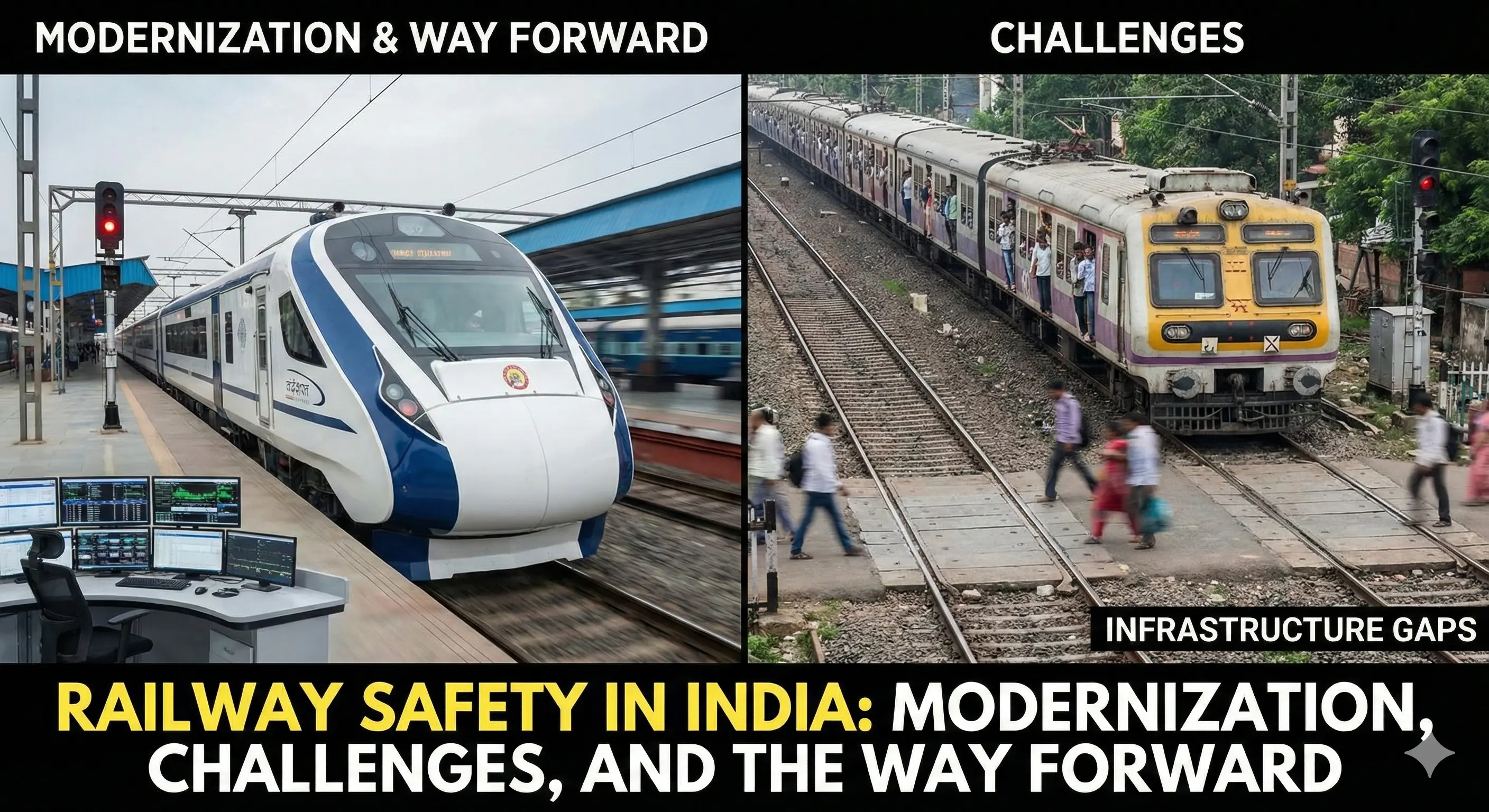 Railway Safety in India: Modernization, Challenges, and the Way Forward