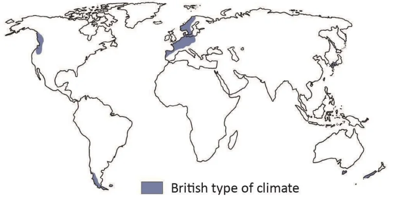 Cool Temperate Western Margin (British Type) Climate (Beginner's Guide)
