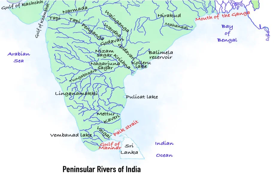 Peninsular Drainage System (The Ancient Rivers)