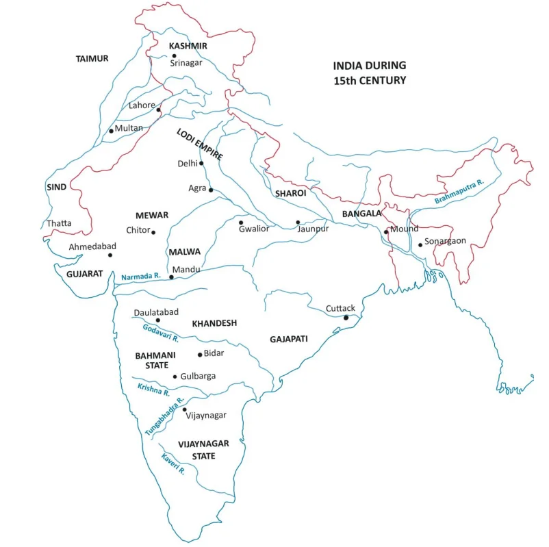 The Vijayanagara-Bahmani Conflict: Causes and Core Regions